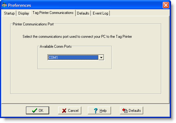 LabeLase Producer - Setup Menu